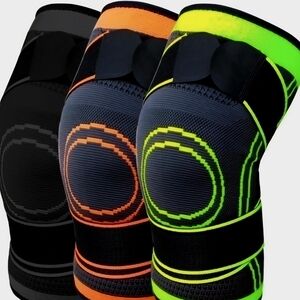 Compression Anti-Sprain Knee Brace ~ Upgraded Seamless Connection ~ Sz L & XL